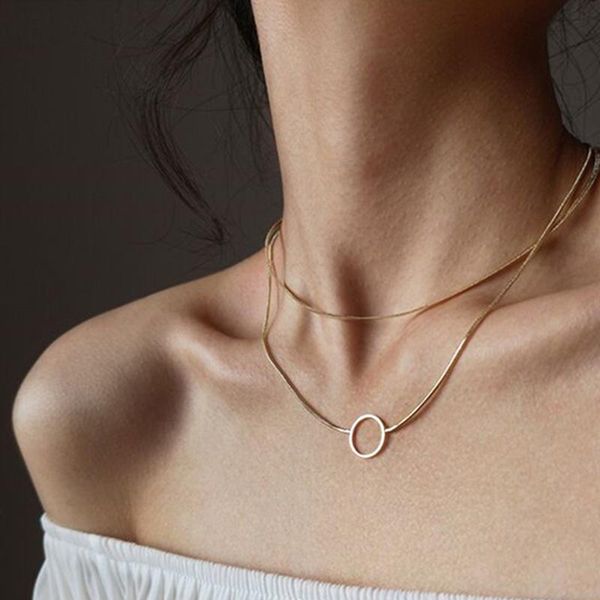 pendant necklaces korea fashion circle geometric necklace women jewelry ladies elegant wedding party gifts simple charming female choker, Silver
pendant necklaces korea fashion circle geometric necklace women jewelry ladies elegant wedding party gifts simple charming female choker, Silver