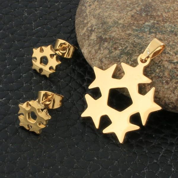 earrings & necklace fashion star style stainless steel jewelry sets for women gold color pendants and sfxzbnaf, Silver
earrings & necklace fashion star style stainless steel jewelry sets for women gold color pendants and sfxzbnaf, Silver
