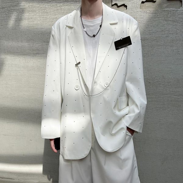 men's suits & blazers 2021 suit high-quality pure color korean version of self-cultivation casual business double-breasted trendy fashi, White;black
men's suits & blazers 2021 suit high-quality pure color korean version of self-cultivation casual business double-breasted trendy fashi, White;black