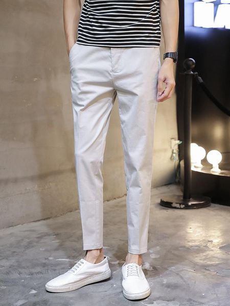 men's pants 2021 spring summer casual men trousers male pant slim fit work high waist light thin cool fashion long d47, Black
men's pants 2021 spring summer casual men trousers male pant slim fit work high waist light thin cool fashion long d47, Black