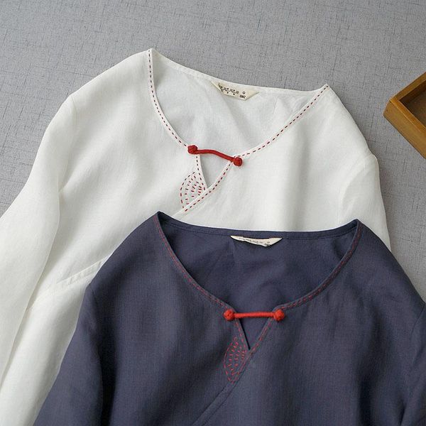 ethnic clothing summer women all-match loose chinese style handmade buttons comfortable water washed thin ramie pullover shirts/blouse, Red
ethnic clothing summer women all-match loose chinese style handmade buttons comfortable water washed thin ramie pullover shirts/blouse, Red