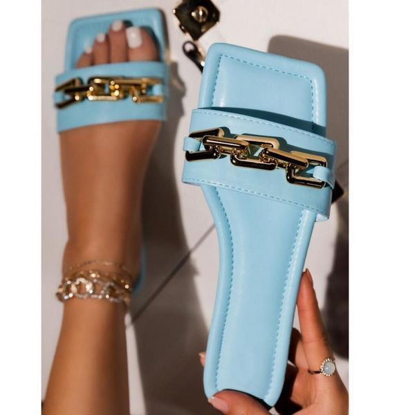 sandals summer women solid sandalias slippers chain ladies slides flat beach shoes outdoor footwear 2021, Black
sandals summer women solid sandalias slippers chain ladies slides flat beach shoes outdoor footwear 2021, Black