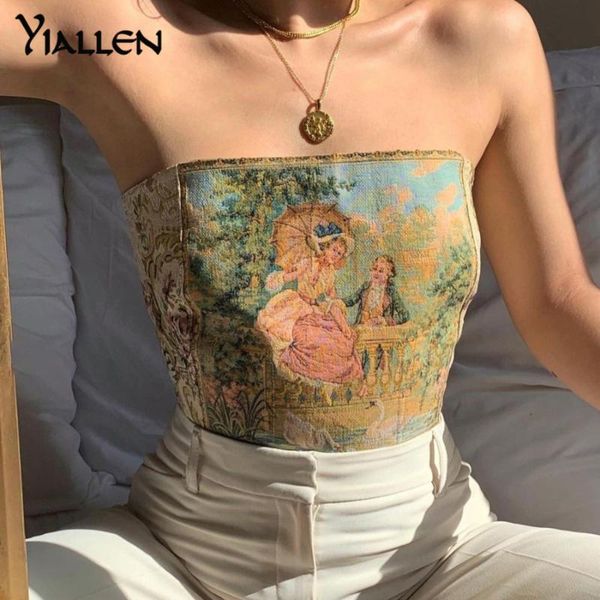 women's tanks & camis yiallen summer women off-shoulder tube 2021 strapless backless printing tank vests party club wear, White
women's tanks & camis yiallen summer women off-shoulder tube 2021 strapless backless printing tank vests party club wear, White