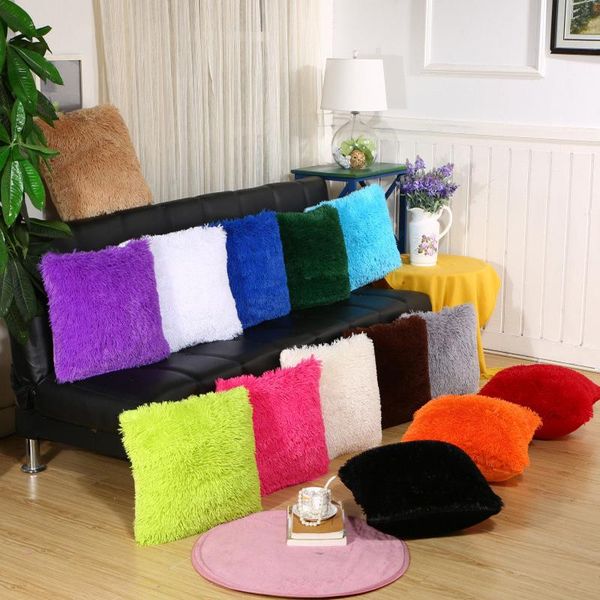 pillow case 43*43cm square solid plush cushion cover shaggy faux fur covers home decor for living room sofa seat car pillowcase
pillow case 43*43cm square solid plush cushion cover shaggy faux fur covers home decor for living room sofa seat car pillowcase