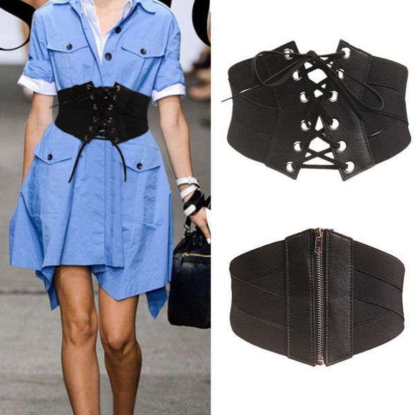 belts women's fashion elastic stretch wide band corset waist belt female tie waistband for women wedding dress, Black;brown
belts women's fashion elastic stretch wide band corset waist belt female tie waistband for women wedding dress, Black;brown