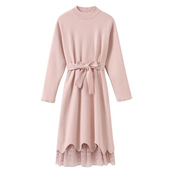 casual dresses autumn and winter ladies elegant lace dress, retro round neck multicolor dress office knit full sleeve soft high quality, Black;gray
casual dresses autumn and winter ladies elegant lace dress, retro round neck multicolor dress office knit full sleeve soft high quality, Black;gray
