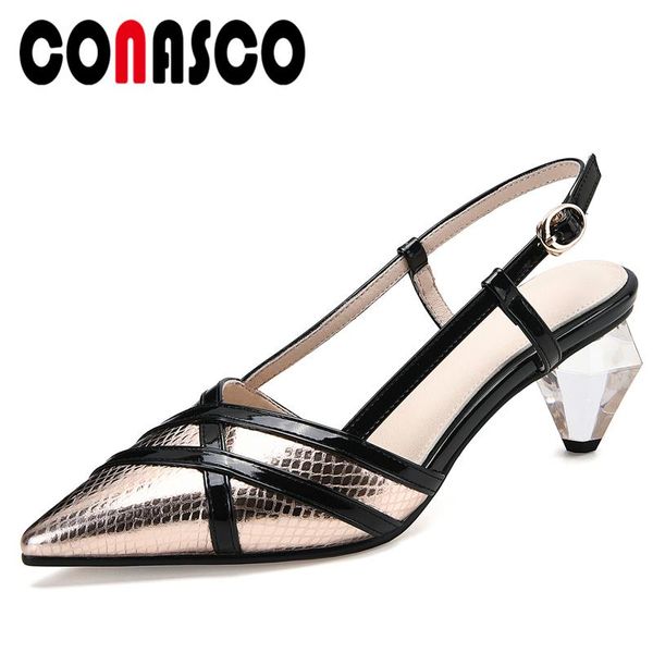 genuine leather women sandals fashion cross-tied elegant casual party office crystal high heels shoes woman summer, Black
genuine leather women sandals fashion cross-tied elegant casual party office crystal high heels shoes woman summer, Black