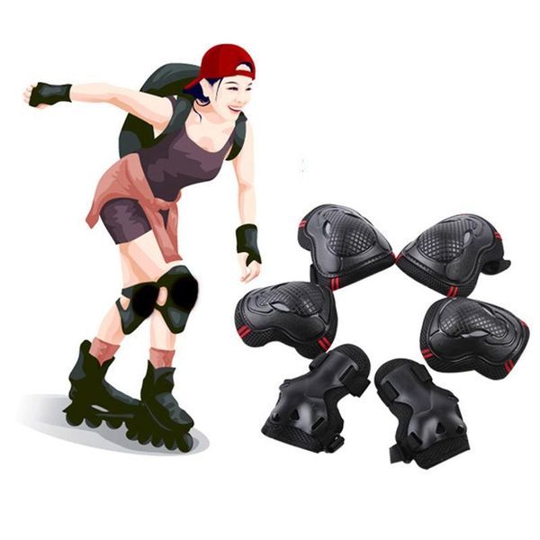 elbow & knee pads 6pcs protective gears set for kids children pad wrist guards child safety protector kit cycling bike skating, Black;gray
elbow & knee pads 6pcs protective gears set for kids children pad wrist guards child safety protector kit cycling bike skating, Black;gray