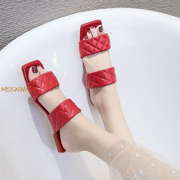 women's summer slipper fashion square toe flats shoes outside solid candy color slippers, Black
women's summer slipper fashion square toe flats shoes outside solid candy color slippers, Black