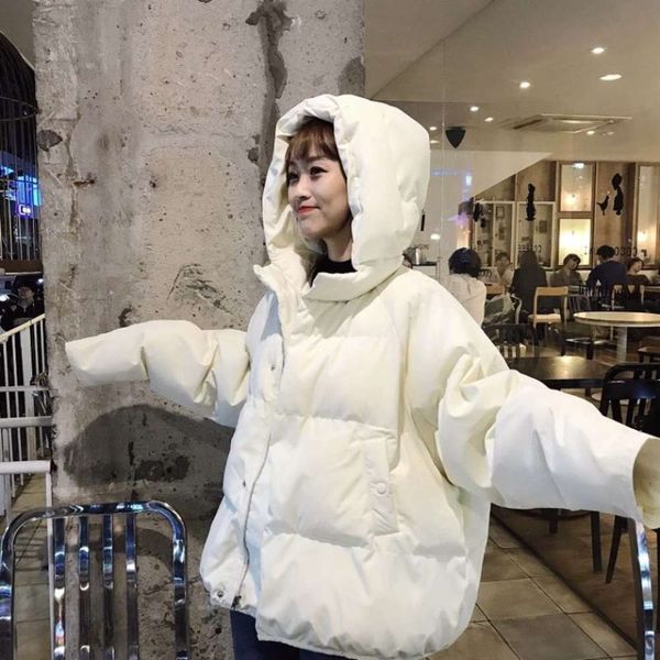 loose cotton padded clothes female student short jacket winter thickened bread, Black
loose cotton padded clothes female student short jacket winter thickened bread, Black