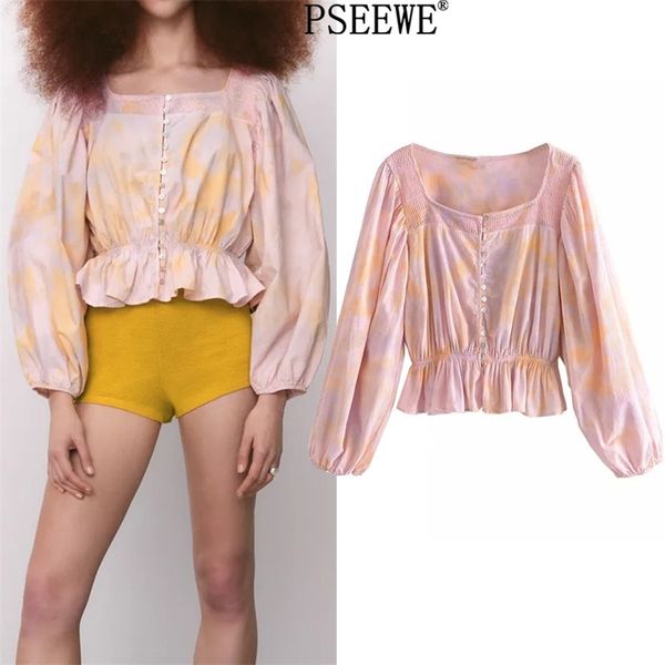tie dye women blouse summer ruffle cropped female fashion applique square neck puff long sleeve crop 210519, White
tie dye women blouse summer ruffle cropped female fashion applique square neck puff long sleeve crop 210519, White