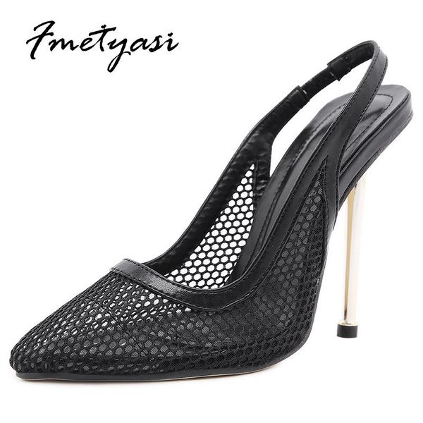 dress shoes woman high heels air mesh super hollow ankle strap pointed toe thin summer 2021 light weight fashion, Black
dress shoes woman high heels air mesh super hollow ankle strap pointed toe thin summer 2021 light weight fashion, Black