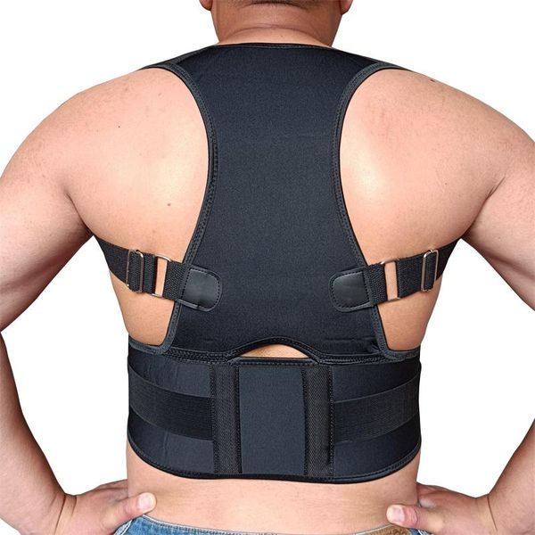 blue white black adjustable back posture corrector brace support belt spine shoulder lumbar correction women and men xxl, Black;blue
blue white black adjustable back posture corrector brace support belt spine shoulder lumbar correction women and men xxl, Black;blue