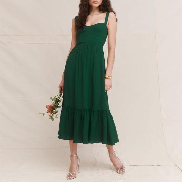 casual dresses for women 2021 sleeveless sweetheart neck solid color vintage summer midi dress elegant strap evening party, Black;gray
casual dresses for women 2021 sleeveless sweetheart neck solid color vintage summer midi dress elegant strap evening party, Black;gray