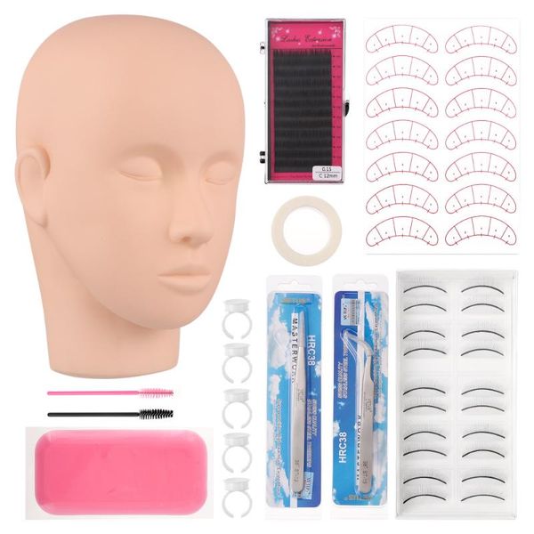 false eyelashes lurrose eyelash extension training set simulated mannequin head for practice some grafting
false eyelashes lurrose eyelash extension training set simulated mannequin head for practice some grafting