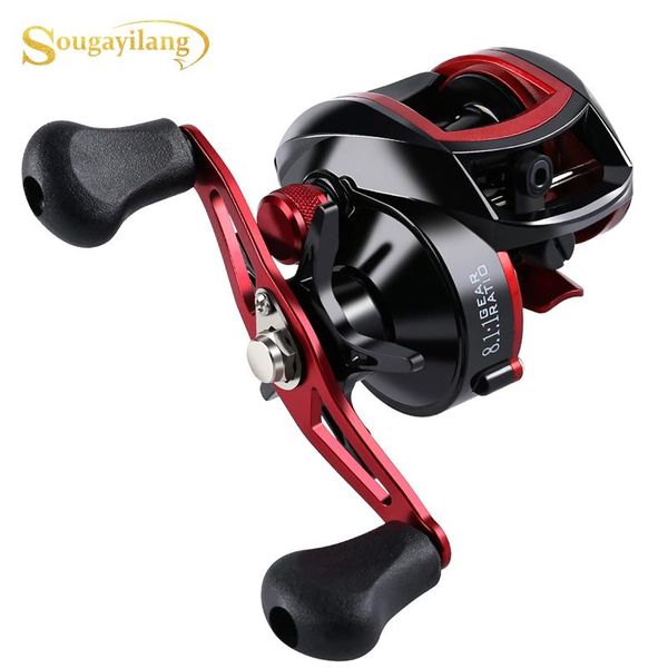 sougayilang 18+1 ball bearings baitcasting fishing reels high speed gear ratio 8.1 :1 reel right/left handed carp
sougayilang 18+1 ball bearings baitcasting fishing reels high speed gear ratio 8.1 :1 reel right/left handed carp