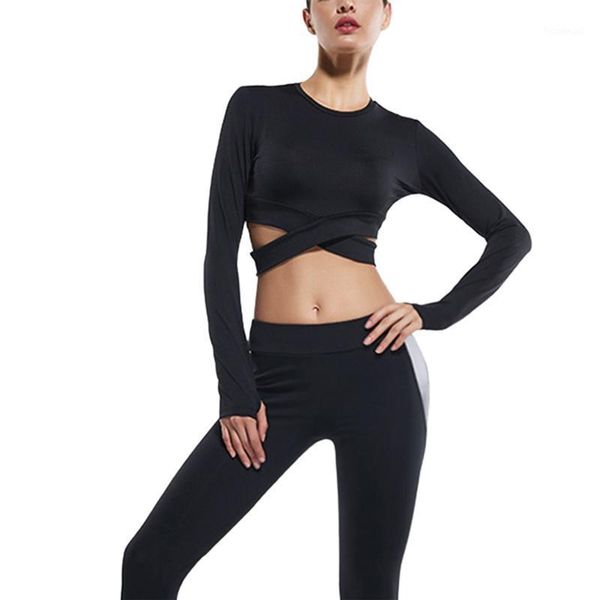 yoga outfit 2021 women's sports tight fitting long sleeves quick drying gym clothes training suit crop blouse for female 3 colors
yoga outfit 2021 women's sports tight fitting long sleeves quick drying gym clothes training suit crop blouse for female 3 colors