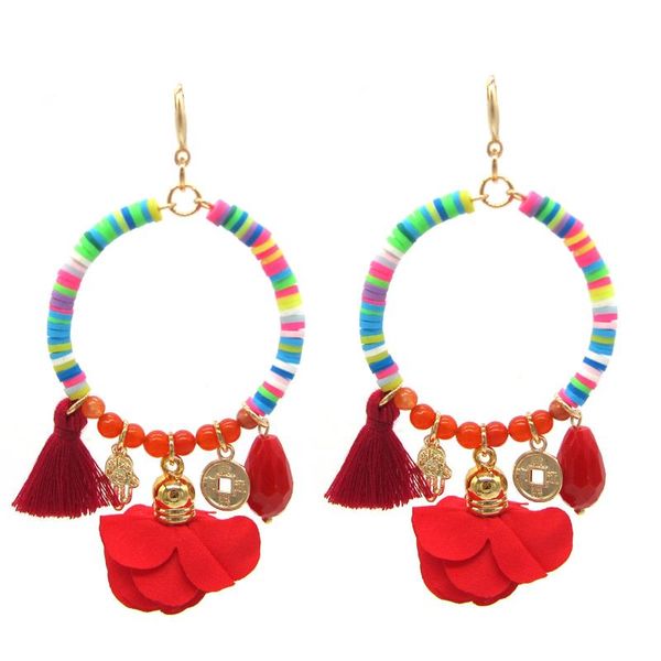 dangle & chandelier brincos boho soft pottery drop earrings fashion earring jewelry long flower tassel charm wedding, Silver
dangle & chandelier brincos boho soft pottery drop earrings fashion earring jewelry long flower tassel charm wedding, Silver