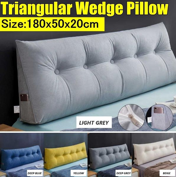 cushion/decorative pillow removable bedside soft cushion washable large backrest bed long reading for pure color sofa waist
cushion/decorative pillow removable bedside soft cushion washable large backrest bed long reading for pure color sofa waist