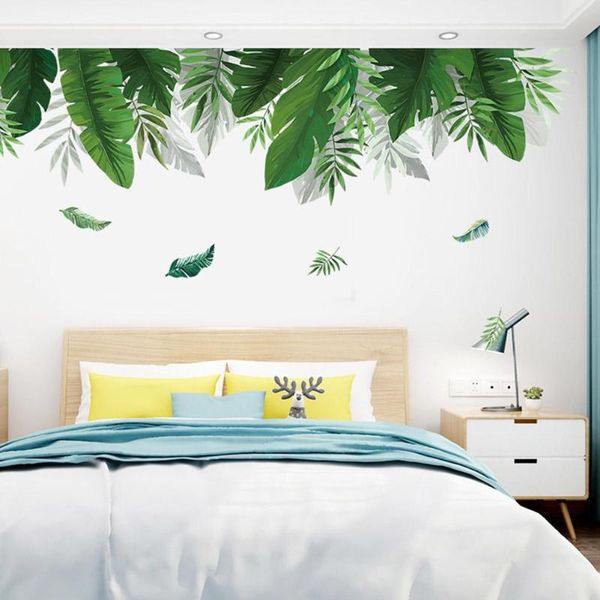 wall stickers tropical plants palm leaves sticker for living room bedroom background art decal mural wallpaper home decoration
wall stickers tropical plants palm leaves sticker for living room bedroom background art decal mural wallpaper home decoration