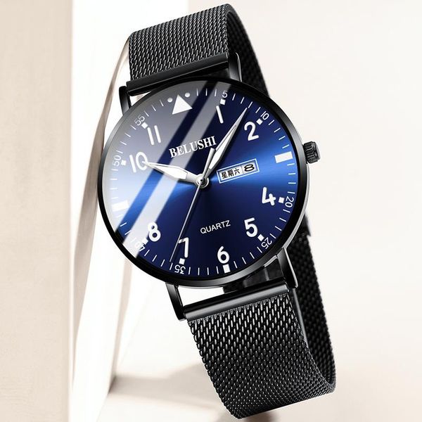 wristwatches men's business casual quartz watch waterproof fashion luxury 2021 luminous needle, Slivery;brown
wristwatches men's business casual quartz watch waterproof fashion luxury 2021 luminous needle, Slivery;brown