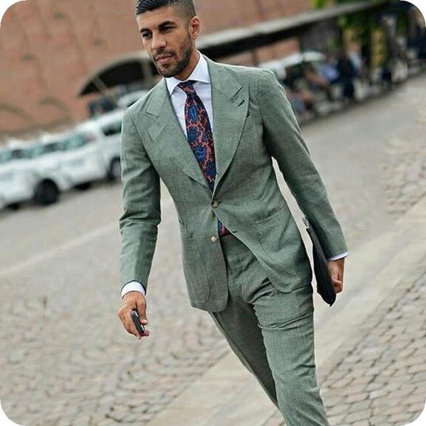 men's suits & blazers custom green linen men with pants slim fit groom wedding suit classic man blazer jacket peaked lapel 2piece, White;black
men's suits & blazers custom green linen men with pants slim fit groom wedding suit classic man blazer jacket peaked lapel 2piece, White;black
