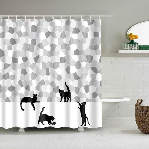cartoon playful kitten shower curtain with 12 hooks waterproof polyester fabric curtains
cartoon playful kitten shower curtain with 12 hooks waterproof polyester fabric curtains