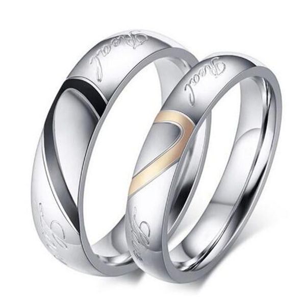 wedding rings factory price silver color couple ring quality stainless steel heart alliance for women men full size 4-11 gift lover, Slivery;golden
wedding rings factory price silver color couple ring quality stainless steel heart alliance for women men full size 4-11 gift lover, Slivery;golden