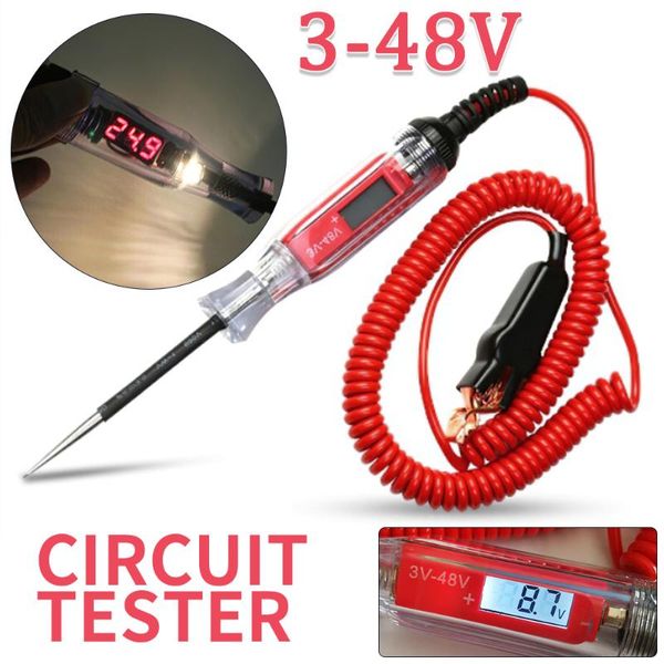 diagnostic tools 3v-48v voltage test pen digital electric circuit lcd tester car trailer snowmobiles led screen electrical tool
diagnostic tools 3v-48v voltage test pen digital electric circuit lcd tester car trailer snowmobiles led screen electrical tool