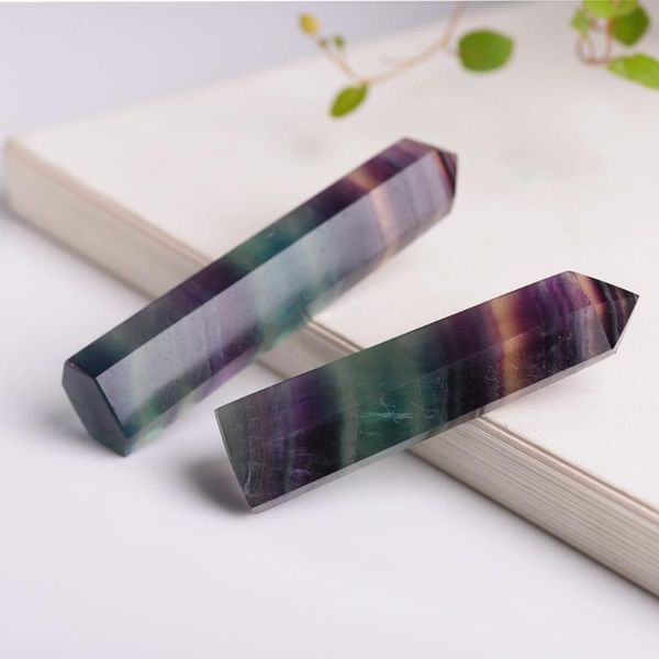 decorative objects & figurines natural hexagonal crystal quartz healing fluorite wand stone purple green gem home decoration accessories cry
decorative objects & figurines natural hexagonal crystal quartz healing fluorite wand stone purple green gem home decoration accessories cry