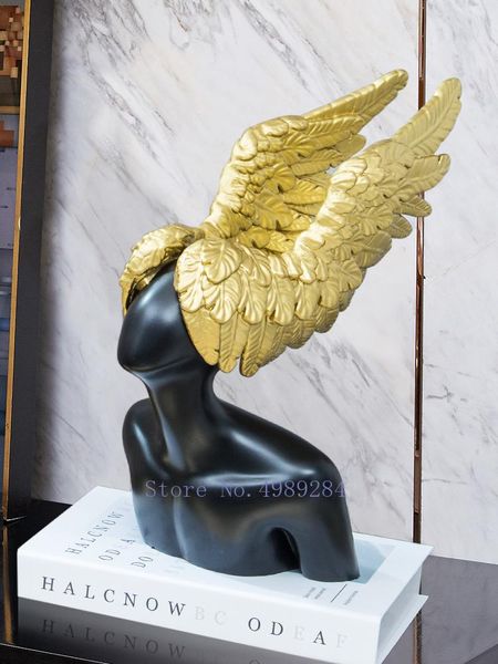 decorative objects & figurines resin figure statue handicraft furnishings angel wing golden abstract modern home decoration ornaments
decorative objects & figurines resin figure statue handicraft furnishings angel wing golden abstract modern home decoration ornaments