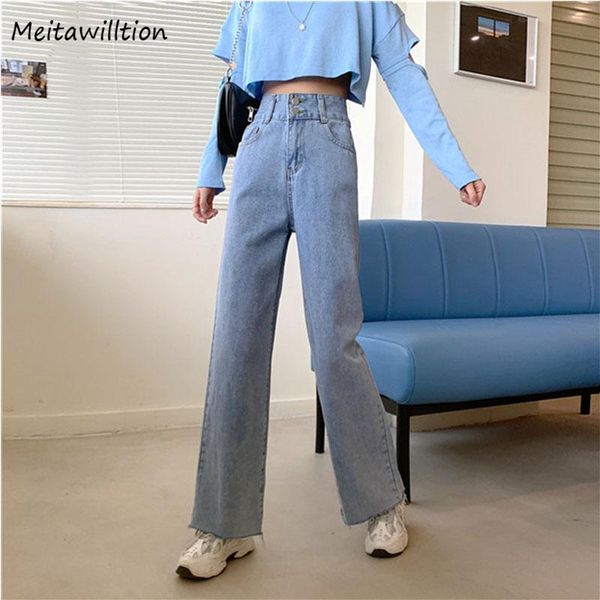 women's pants & capris women jeans high waist wide leg denim 2021 harajuku straight vintage korean loose solid trousers, Black;white
women's pants & capris women jeans high waist wide leg denim 2021 harajuku straight vintage korean loose solid trousers, Black;white