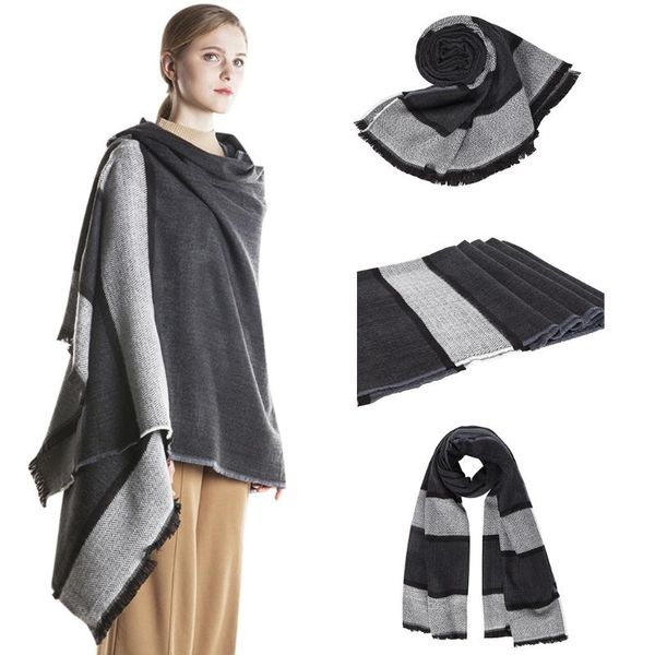 scarves women's scarf winter warm soft cashmere for women wrap shawl outdoor beach sunscreen female hijab long pashmina, Blue;gray
scarves women's scarf winter warm soft cashmere for women wrap shawl outdoor beach sunscreen female hijab long pashmina, Blue;gray