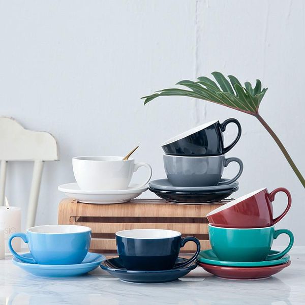 cups & saucers chanshova modern simplicity ceramic coffee mug and saucer 220ml porcelain set tea milk drinking utensils h046
cups & saucers chanshova modern simplicity ceramic coffee mug and saucer 220ml porcelain set tea milk drinking utensils h046