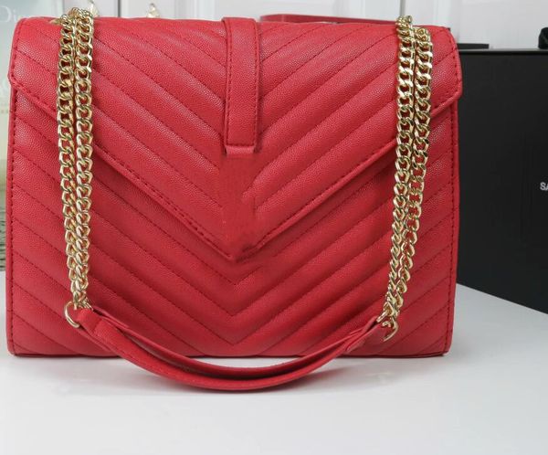 fashion caviar leather woc envelope shoulder bag classic sliver chain singler bags handbags purses red
fashion caviar leather woc envelope shoulder bag classic sliver chain singler bags handbags purses red