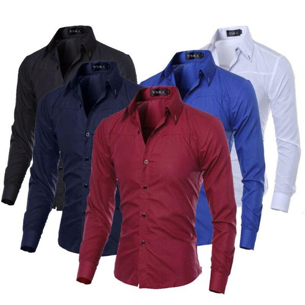 men's pants mens long sleeve slim fit dress shirt business work luxury formal casual single breasted plaid turn down collar cloth, Black
men's pants mens long sleeve slim fit dress shirt business work luxury formal casual single breasted plaid turn down collar cloth, Black