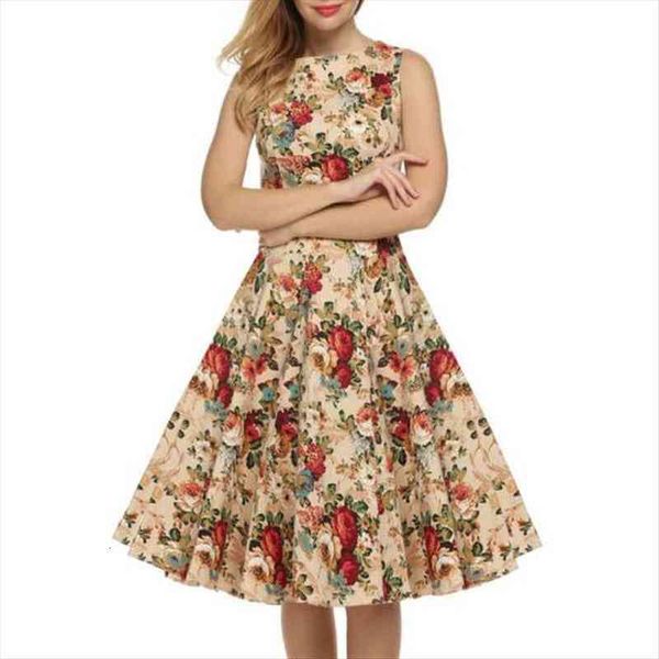 floral sleeveless skater midi women dress rockabilly evening party flared, Black;gray
floral sleeveless skater midi women dress rockabilly evening party flared, Black;gray