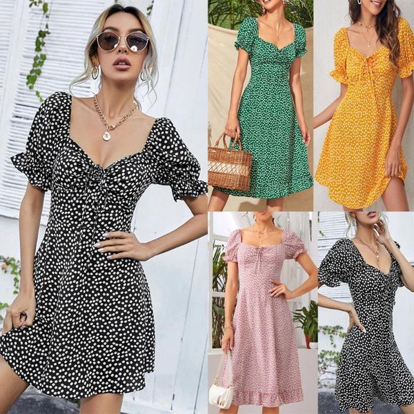 casual dresses europe and the united states of square v-neck flower dress women for woman clothing, Black;gray
casual dresses europe and the united states of square v-neck flower dress women for woman clothing, Black;gray