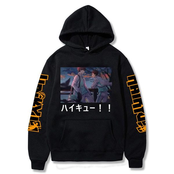 men's hoodies & sweatshirts japanese anime haikyuu sweatshirt hinata shoyo karasuno hoodie men volleyball pullover coat harajuku cloth, Black
men's hoodies & sweatshirts japanese anime haikyuu sweatshirt hinata shoyo karasuno hoodie men volleyball pullover coat harajuku cloth, Black
