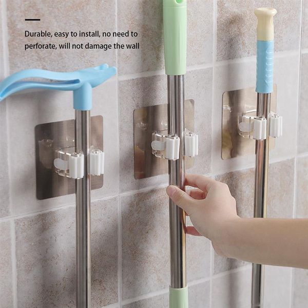 hooks & rails adhesive multi-purpose wall mounted mop organizer holder rackbrush broom hanger hook kitchen bathroom strong
hooks & rails adhesive multi-purpose wall mounted mop organizer holder rackbrush broom hanger hook kitchen bathroom strong