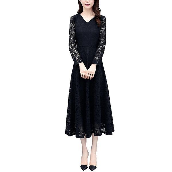 casual dresses 2021 spring autumn fashion elegant slim lace ladies bottoming dress women long sleeve vestidos plus size 5xl d128, Black;gray
casual dresses 2021 spring autumn fashion elegant slim lace ladies bottoming dress women long sleeve vestidos plus size 5xl d128, Black;gray