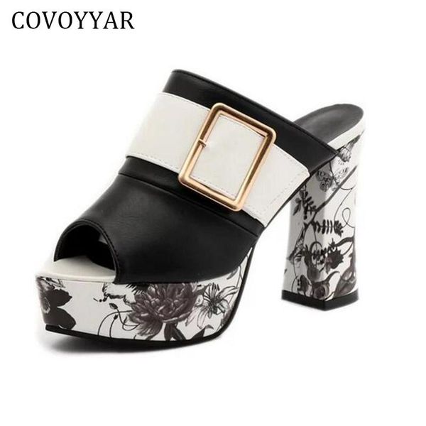 flower print women sandal mules slippers summer buckle peep toe lady sandals high heel shoes size 34-40 whh105, Black
flower print women sandal mules slippers summer buckle peep toe lady sandals high heel shoes size 34-40 whh105, Black