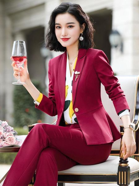 women's suits & blazers suit 2021 autumn fashion temperament casual slim thin solid color single buckle small trousers two-piece, White;black
women's suits & blazers suit 2021 autumn fashion temperament casual slim thin solid color single buckle small trousers two-piece, White;black