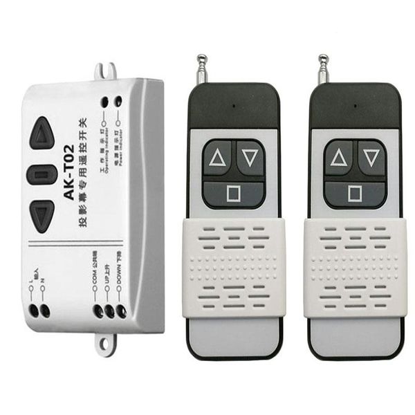 smart home control ak-t02 universal wireless remote controller front device for projector screens electric curtains garage door
smart home control ak-t02 universal wireless remote controller front device for projector screens electric curtains garage door