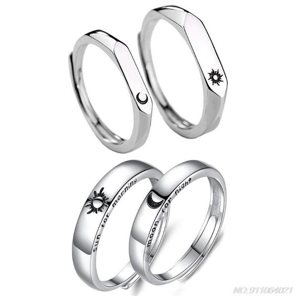 pair sun moon lovers rings set couple promise wedding bands men women jewelry valentine's day gifts j4 21 drop cluster, Golden;silver
pair sun moon lovers rings set couple promise wedding bands men women jewelry valentine's day gifts j4 21 drop cluster, Golden;silver