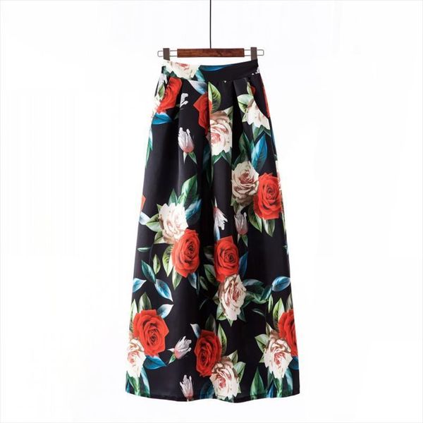 plus size floral long vintage womens skirts retro high waisted summer maxi skirt female swing floor length jupe s 3xl, Black
plus size floral long vintage womens skirts retro high waisted summer maxi skirt female swing floor length jupe s 3xl, Black