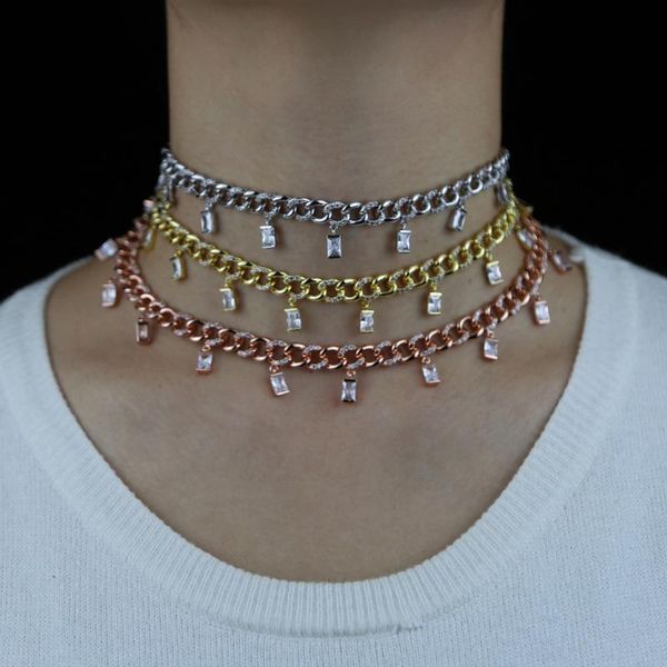 chains 2021 summer iced out baguette cz charms miami cuban link chain necklace for women bling cubic zirconia choker 32+10cm, Silver
chains 2021 summer iced out baguette cz charms miami cuban link chain necklace for women bling cubic zirconia choker 32+10cm, Silver