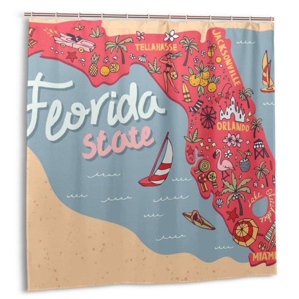 shower curtain for bathroom decor curtains set,illustrated map of the state of florida, usa. travel and attractions fabric bath
shower curtain for bathroom decor curtains set,illustrated map of the state of florida, usa. travel and attractions fabric bath