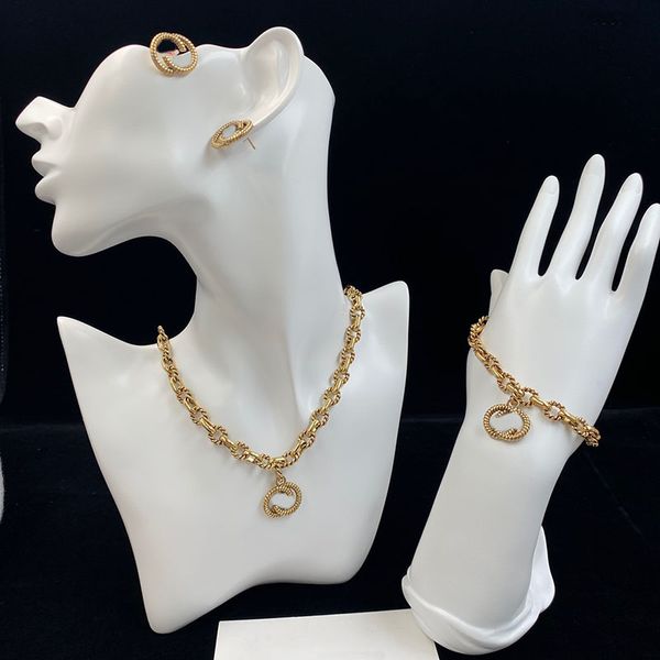 jewelry set women necklace, bracelet stud earrings luxury designer g gold necklaces fashion bracelets earring chain d2111114hl, Golden;silver
jewelry set women necklace, bracelet stud earrings luxury designer g gold necklaces fashion bracelets earring chain d2111114hl, Golden;silver