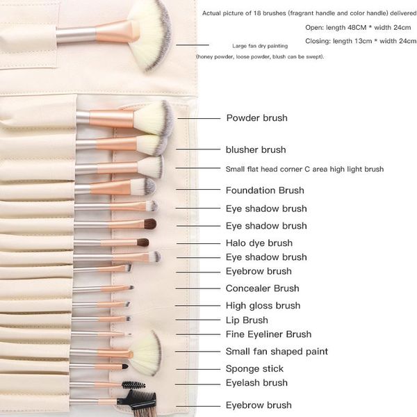 makeup brushes 9/12/18/24pcs brush set professional beauty tools eye shadow eyebrow foundation blush selling
makeup brushes 9/12/18/24pcs brush set professional beauty tools eye shadow eyebrow foundation blush selling